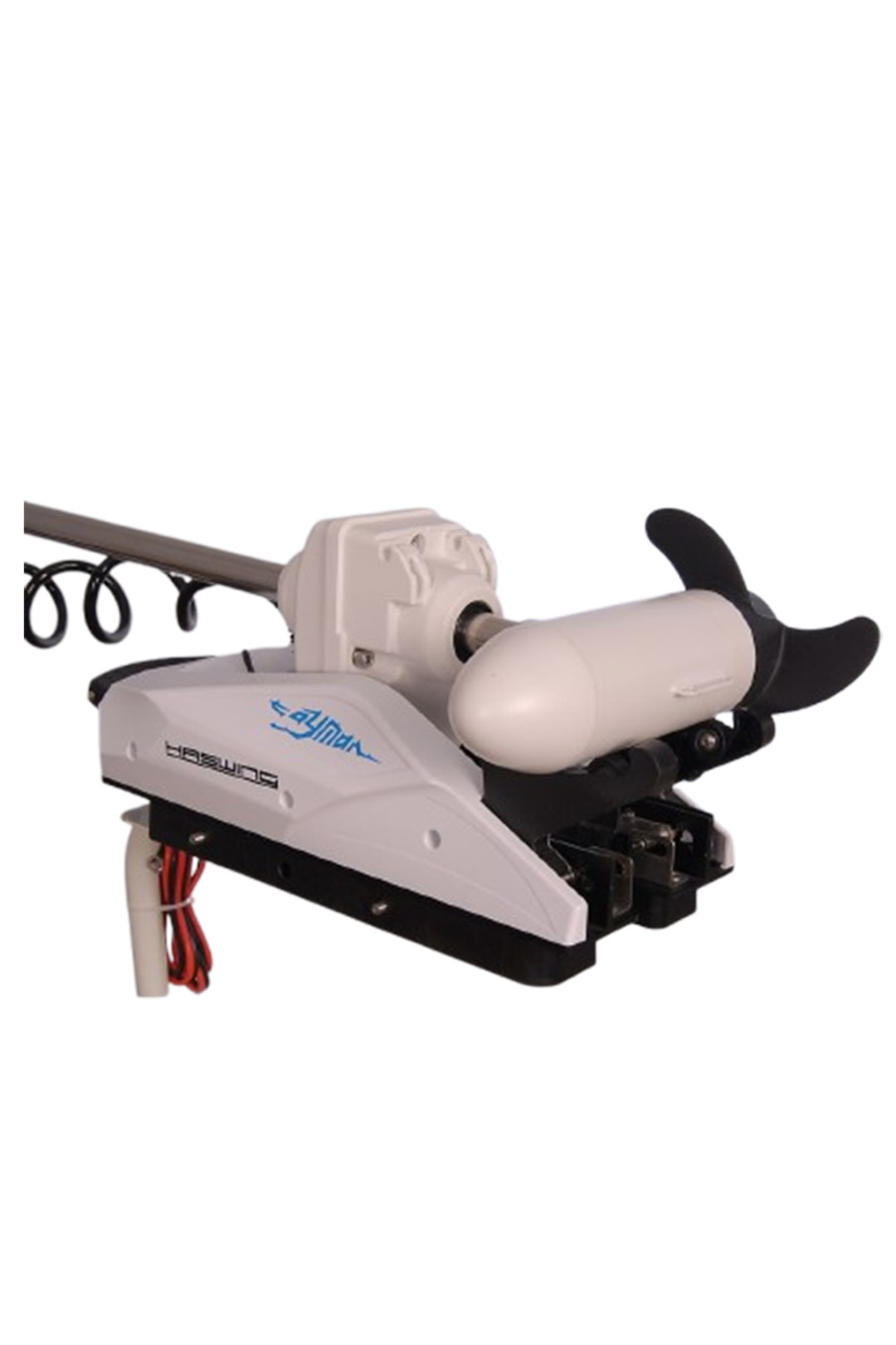 Haswing Cayman 24v B80 lbs GPS 72"(185cm) sanal çapa (kumandadan çapa) krom şaft tekne motoru