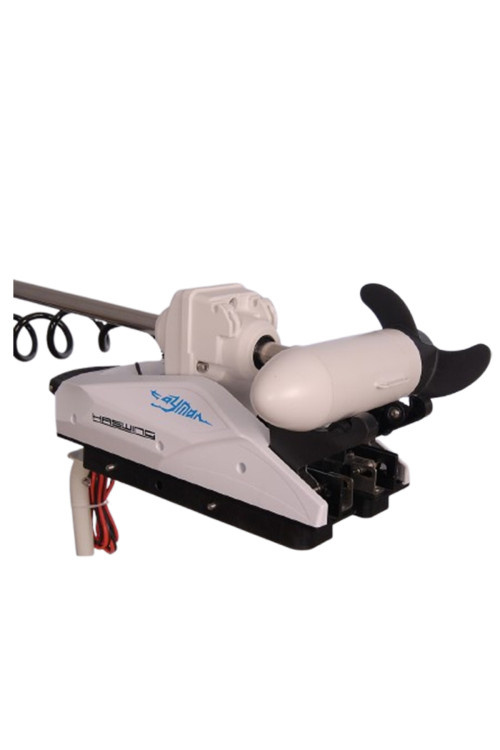 Haswing Cayman 24v B80 lbs GPS 72"(185cm) sanal çapa (kumandadan çapa) krom şaft tekne motoru