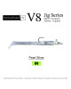 Naniwa Osaka Shi V8 Jig Series 80mm 5,5gr Silikon Yem Silver Pearl