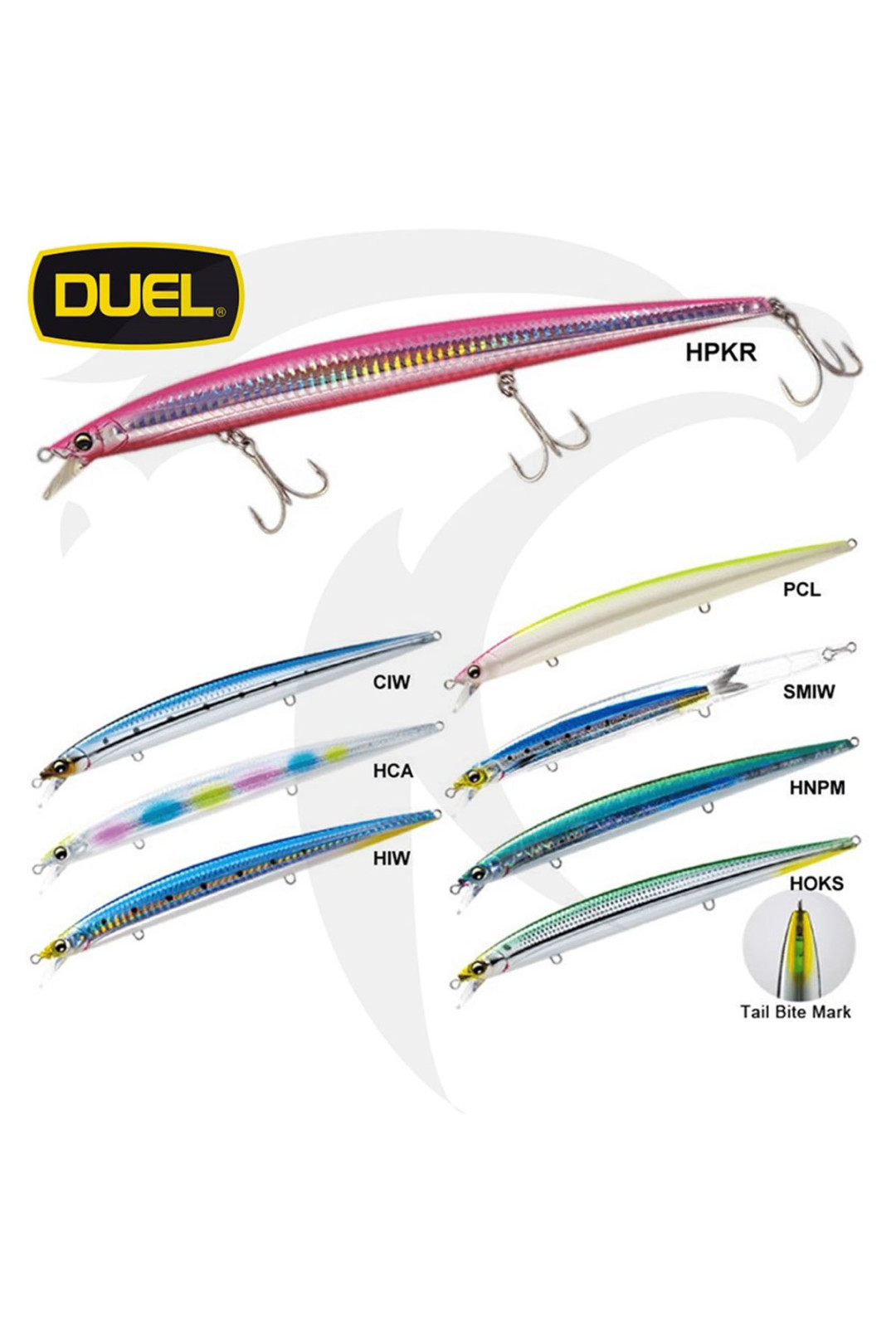 DUEL HARDCORE MINNOW 150F 150mm 20gr Floating