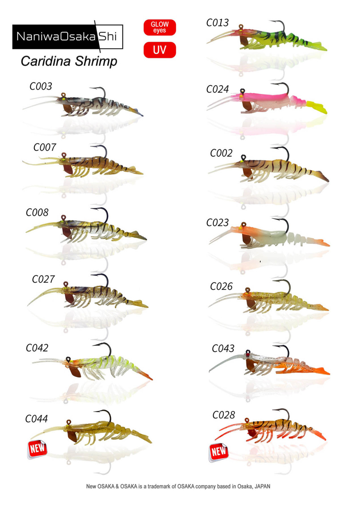 NANIWA OSAKA SHI CARDINA SHRIMP KARİDES 5CM 3.7GR