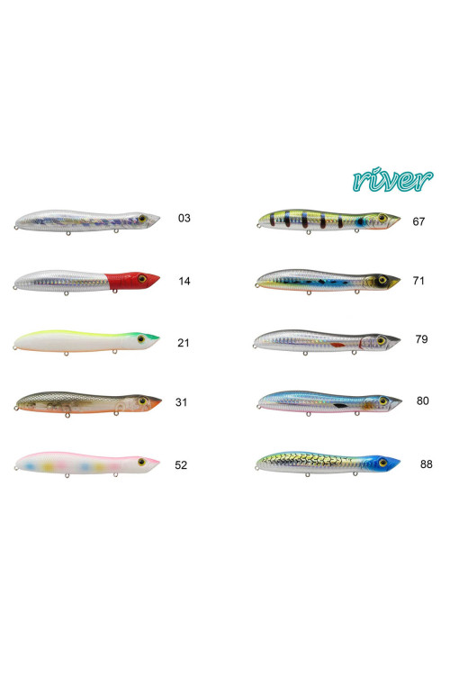 River Lazy Popper 125 12.5Cm 18G Maket Balık