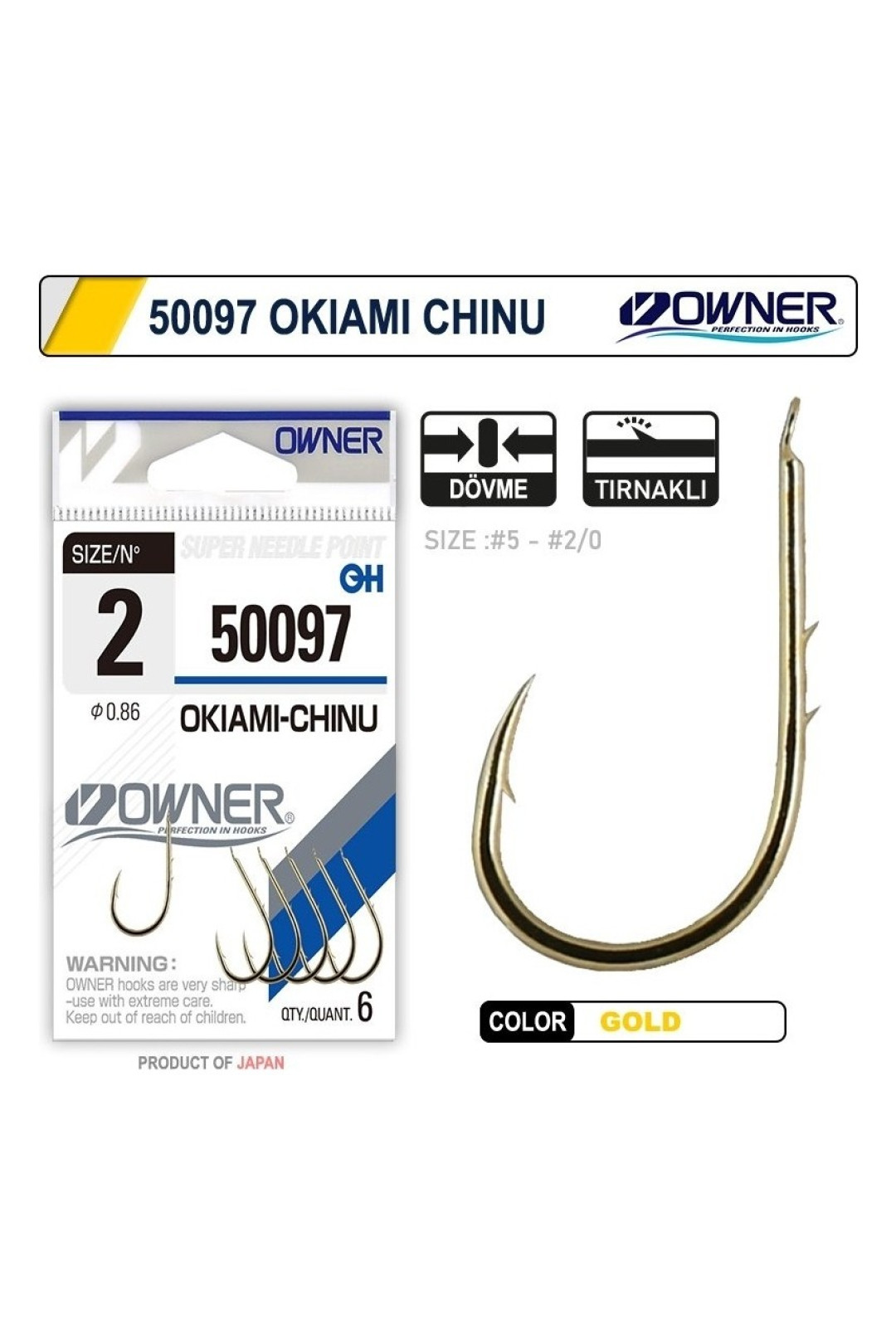 Owner 50097 Okiami-Chinu Gold